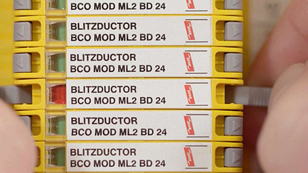 DEHN BLITZDUCTORconnect secR-Entriegelung