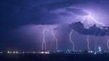 Lightning threatens city