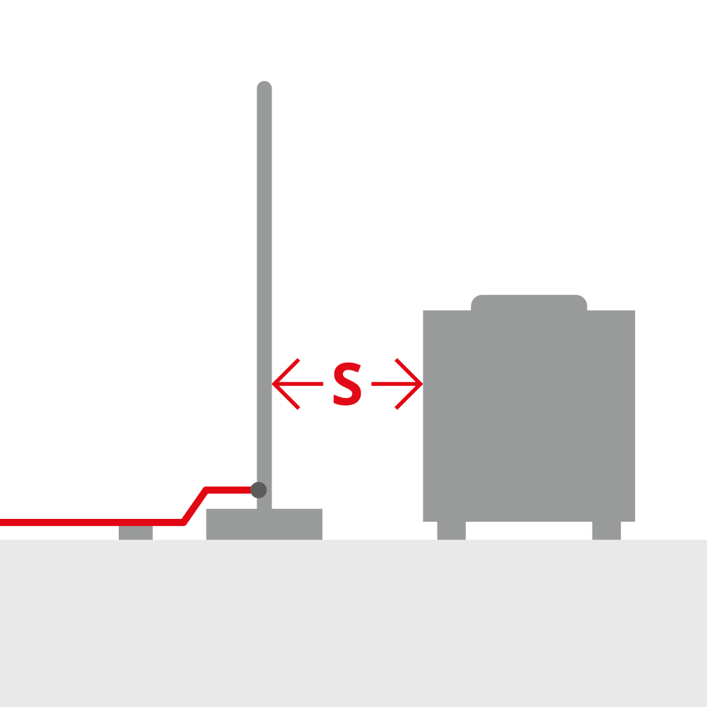 Separation Distance S, Calculation, HVI, Lightning protection