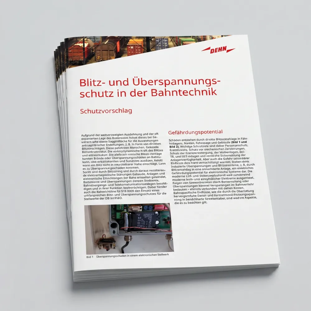 Blitz- und Überspannungsschutz in der Bahntechnik