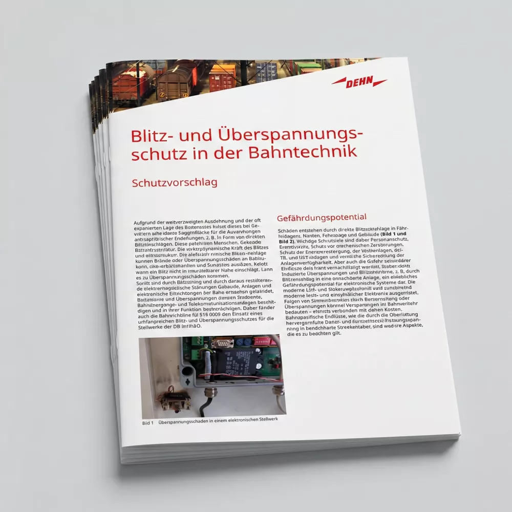 Blitz- und Überspannungsschutz in der Bahntechnik