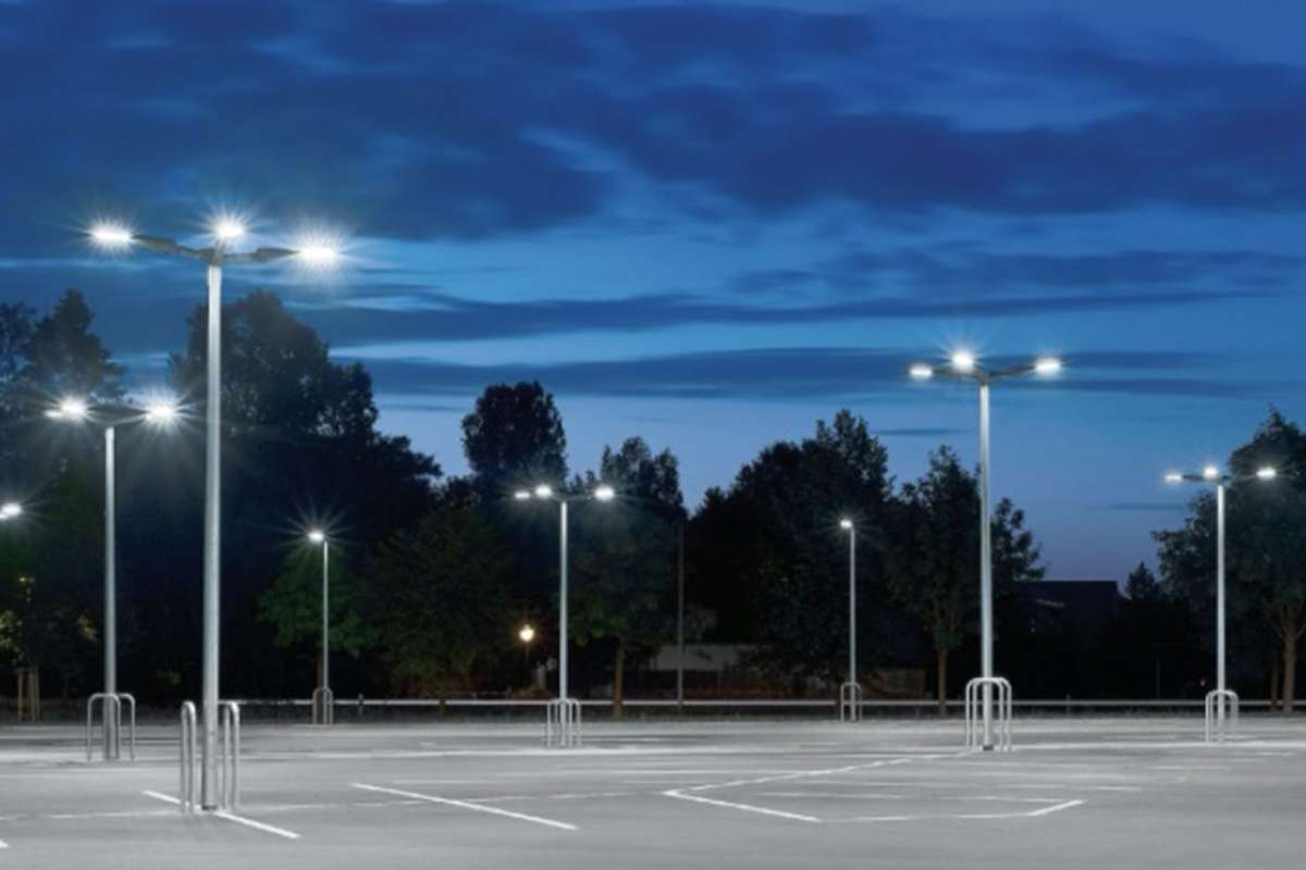 LED street lights 16:9